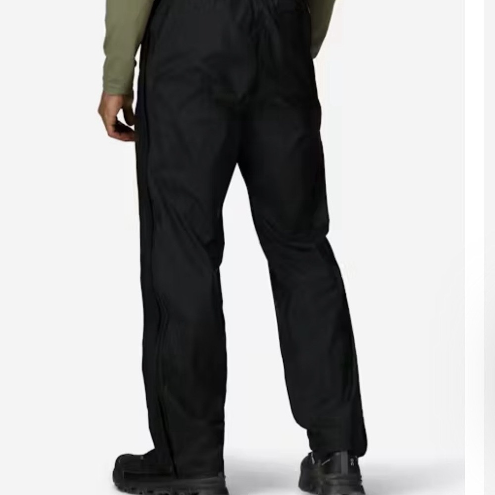 Marmot Precip Black Nylon Full Zip Gorpcore Rain Waterproof Hiking Pants Mens XL - Picture 15 of 15